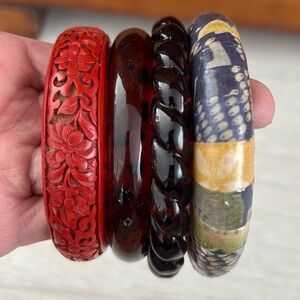 Quad of bangle bracelets